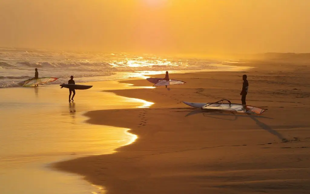 Beach on the Pacific coast, Peru