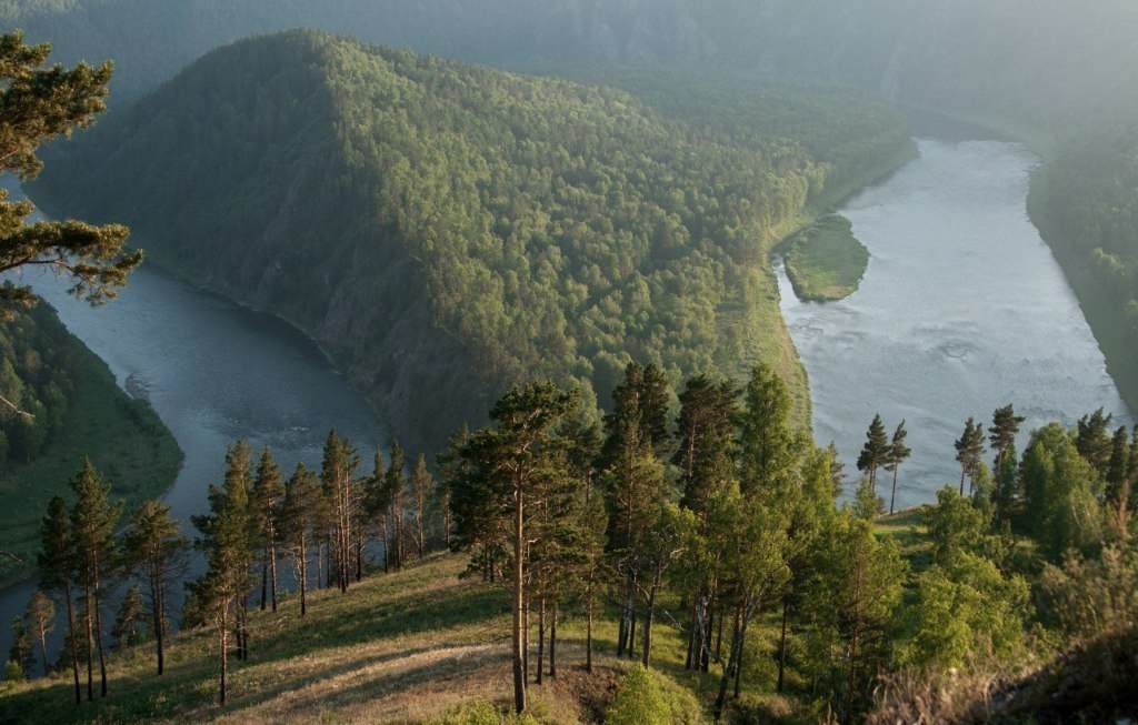 Река Мана, Красноярский край, Россия