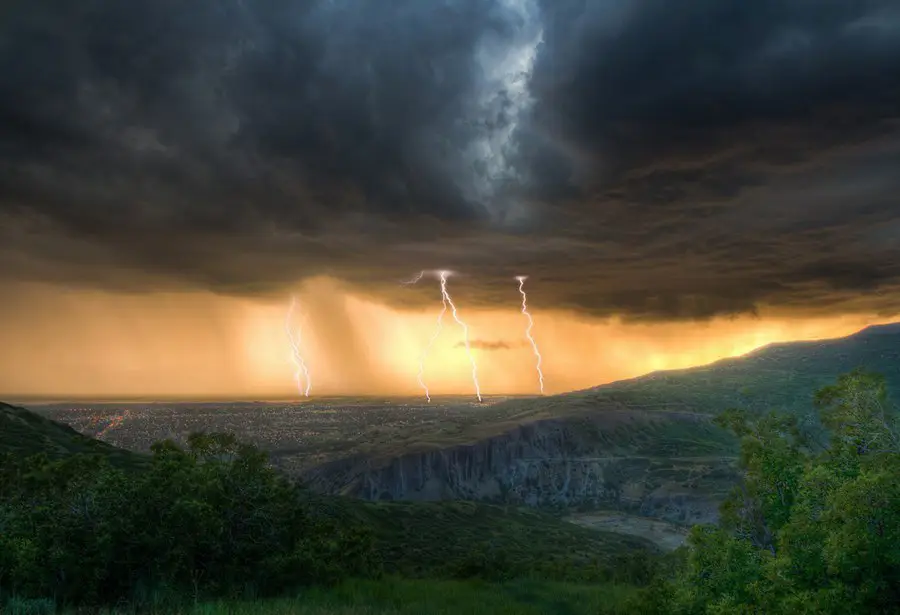 Thunderstorm, Utah, USA