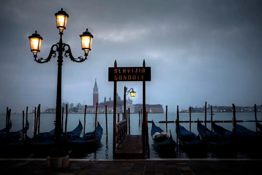 In the street of Venice, Italy