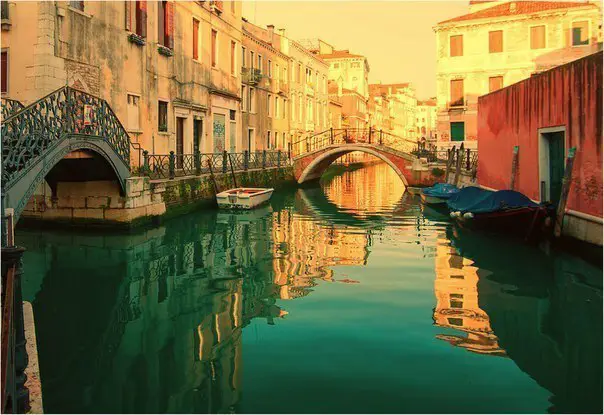 In the street of Venice, Italy
