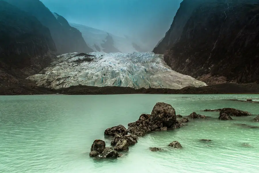 Ice Lake in Patagonia, Chile