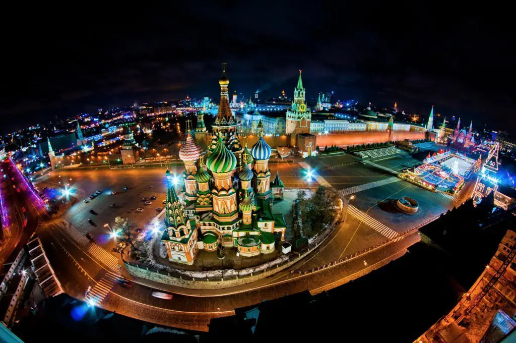 Вид на Красную площадь, Москва, Россия