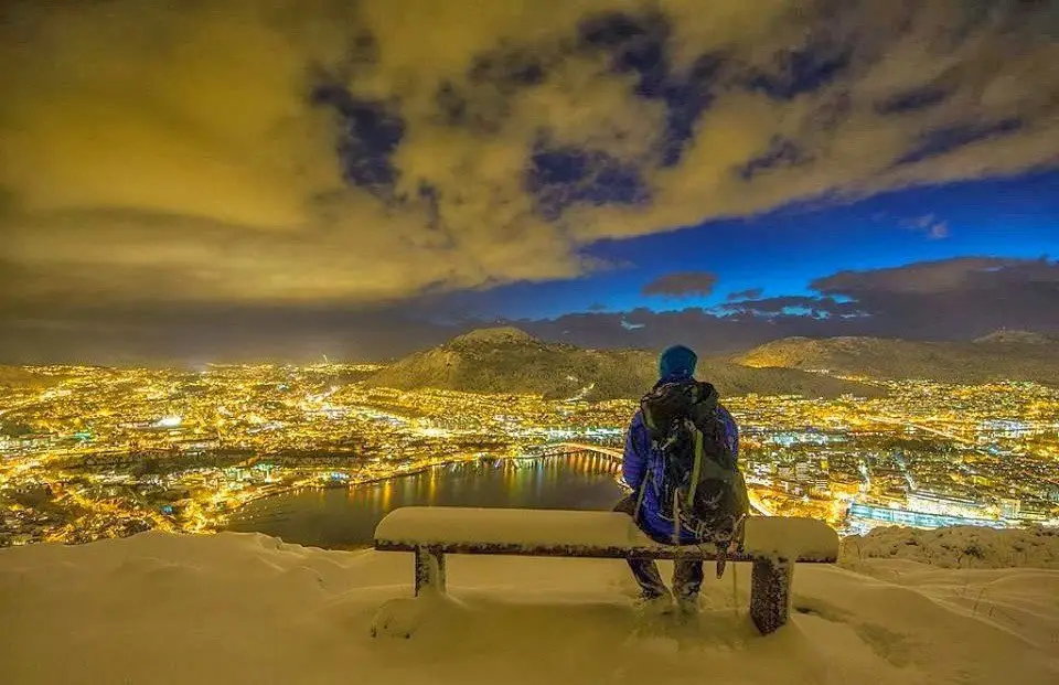 Winter in Bergen, Norway