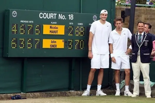 The longest tennis match in history. It lasted 3 days !!