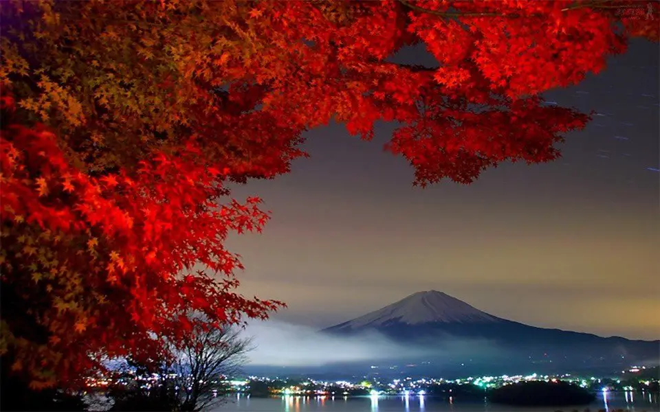 Autumn in Japan, Mount Fuji