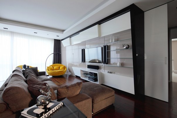 Дизайн интерьера апартаментов в Москве от Geometrix Design