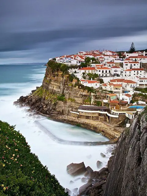 A village by the sea in Portugal