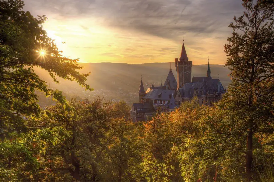 Castle in Wernigerode, Germany