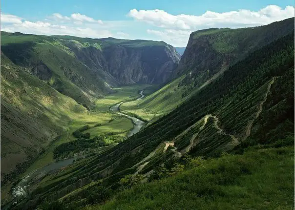 Valley in the Altai Mountains, Russia