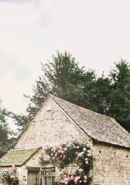 The village of Cotswold Hills, England