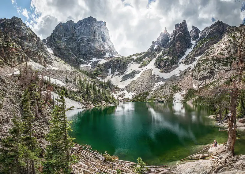 Lake in Rocky Mountain National Park, Colorado, USA