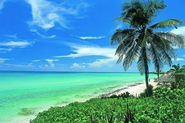 Beach in Varadero, Cuba
