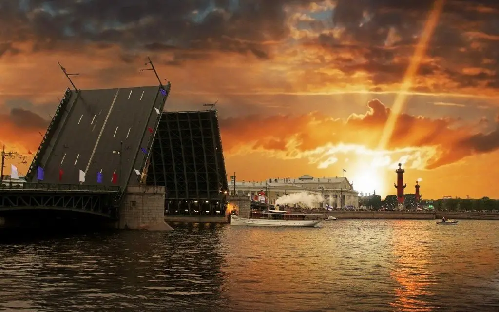 Evening in St. Petersburg, Russia