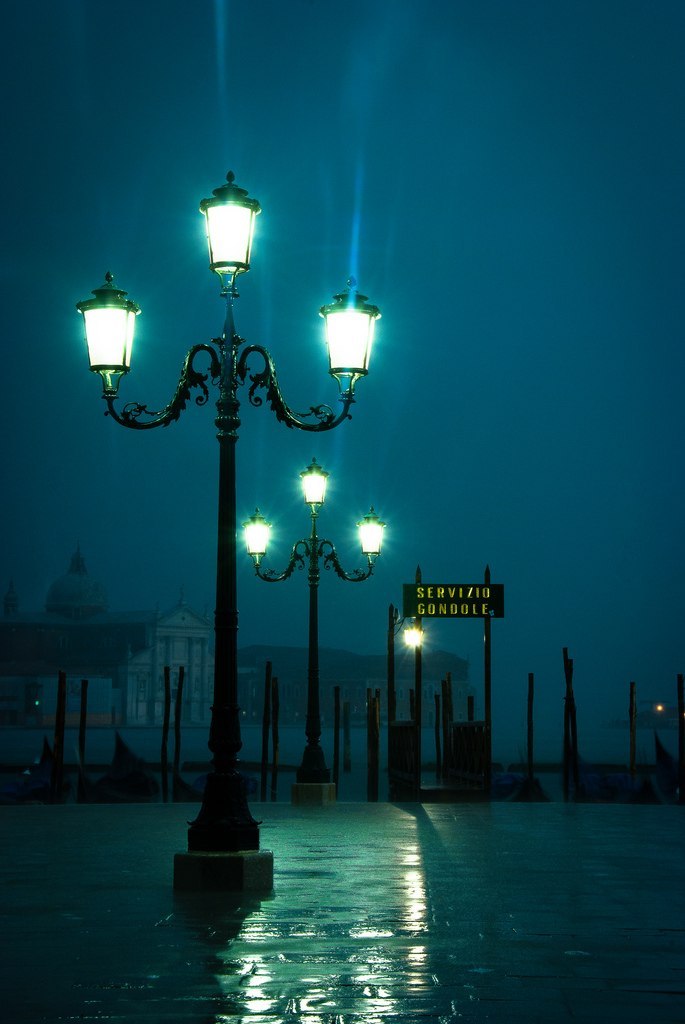 Venice at night