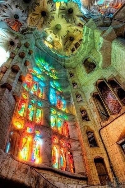 Masterpieces of Gaudi. Spain