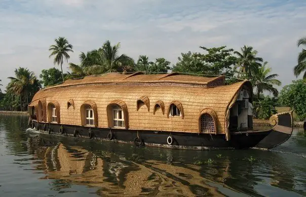 Houseboat in India