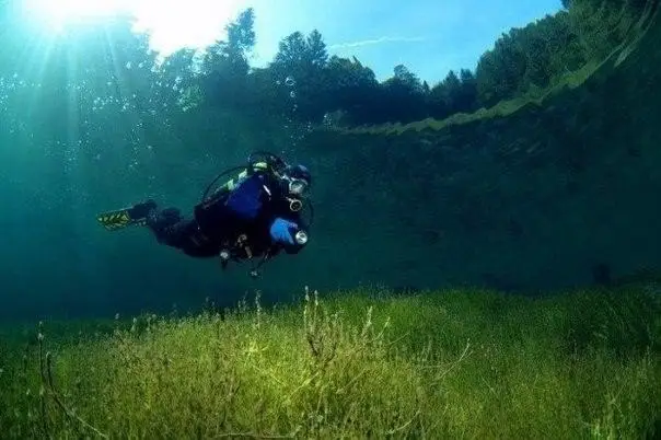 Crystal clear water