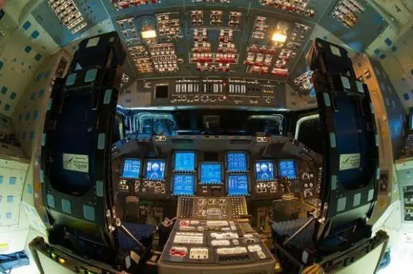 The spaceship inside