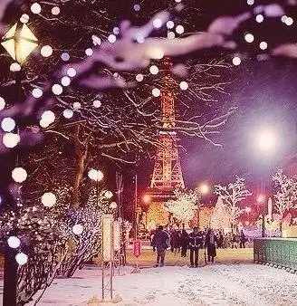 Зимний Париж, Франция