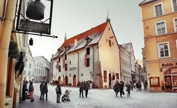 Winter Tallinn, Estonia