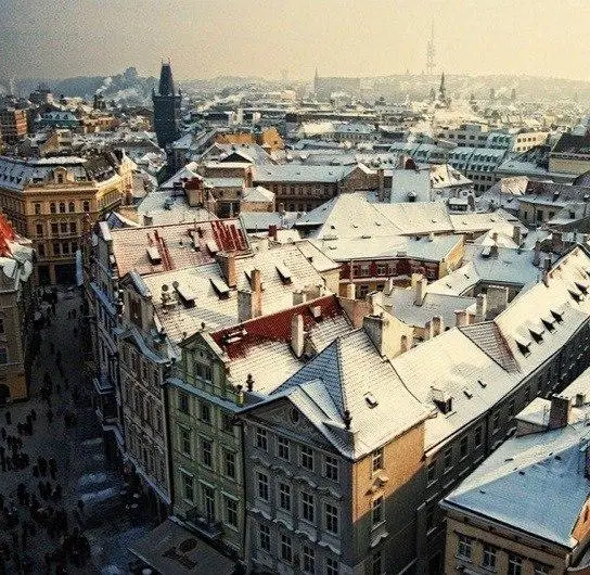 Зимняя Прага, Чехия