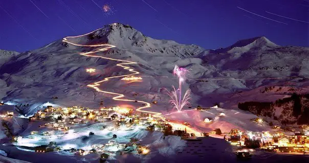 Ski resort, Switzerland