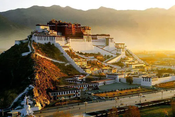 Palau Palace, Dalai-lamy Residence. Lhasa. Tibet