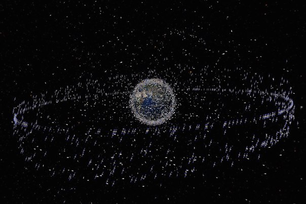 Фото дня: все орбитальные спутники Земли на одном изображении