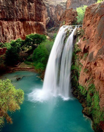 Водопад Хавасу-Фолс, Гранд-Каньон, Аризона