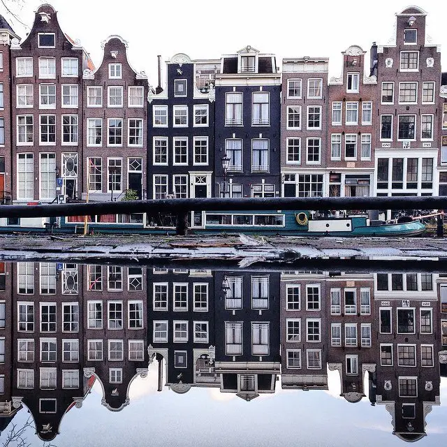 Cozy city of Amsterdam, Holland