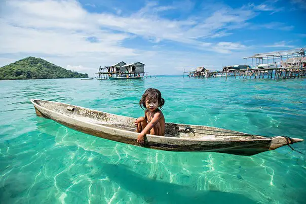 The sea gypsies of Borneo