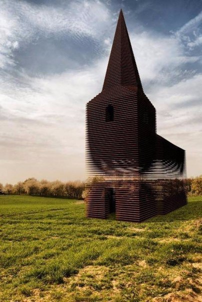Unusual church in Belgium