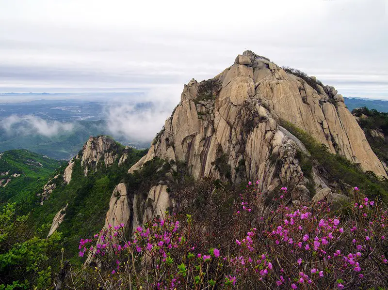 Гора Пукхансан в Сеуле, Южная Корея