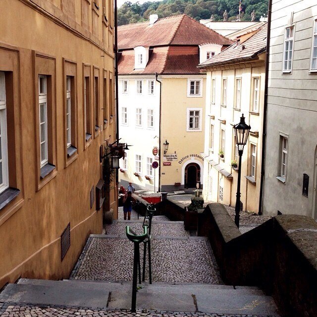 The streets of Prague, Czech Republic