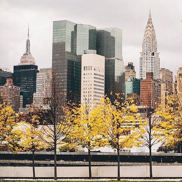 Осень в Нью-Йорке