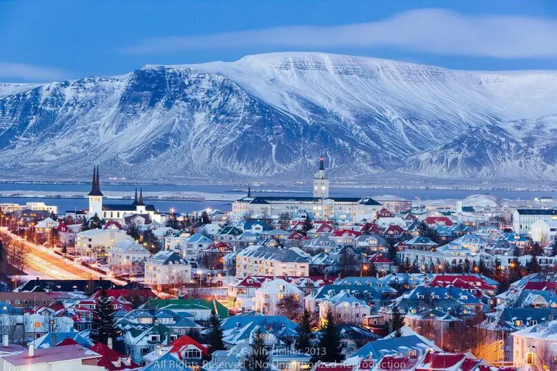 Winter Reykjavik, Iceland