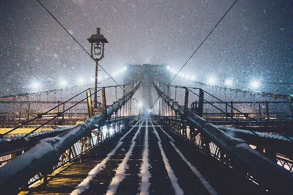 Зимний Нью-Йорк