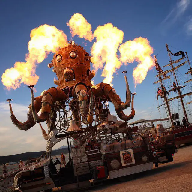 Фестиваль Burning Man в Неваде, США