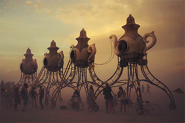 Фестиваль Burning Man в Неваде, США