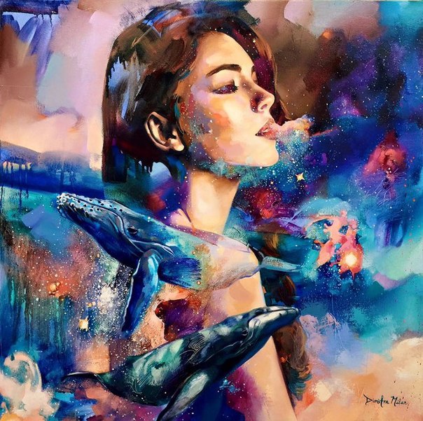 Дивовижні картини шістнадцятирічної художниці Дімітри Мілан