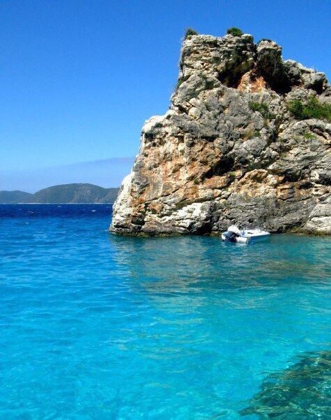 Остров Лефкас, Греция
