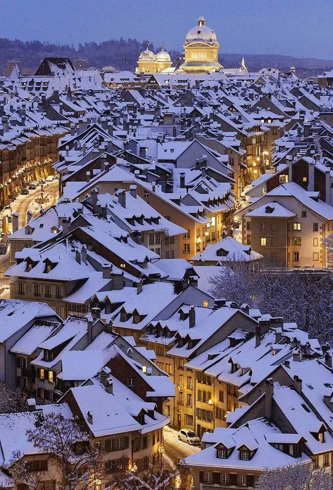 Ночной Берн, Швейцария