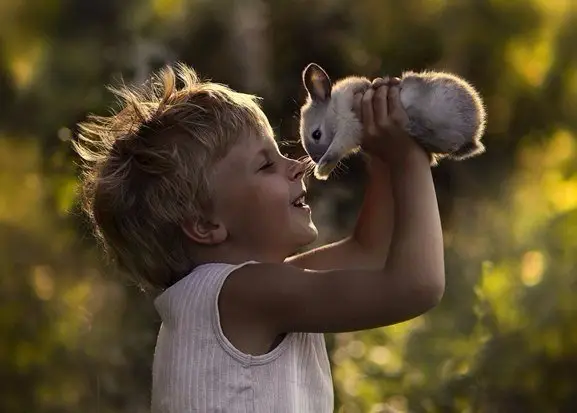 Childhood in the village