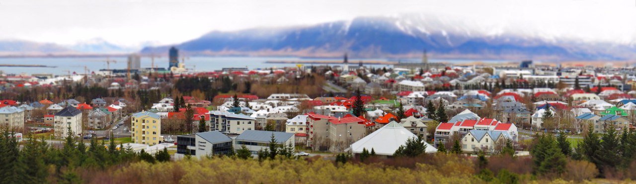 Игрушечный tilt-shift из Исландии