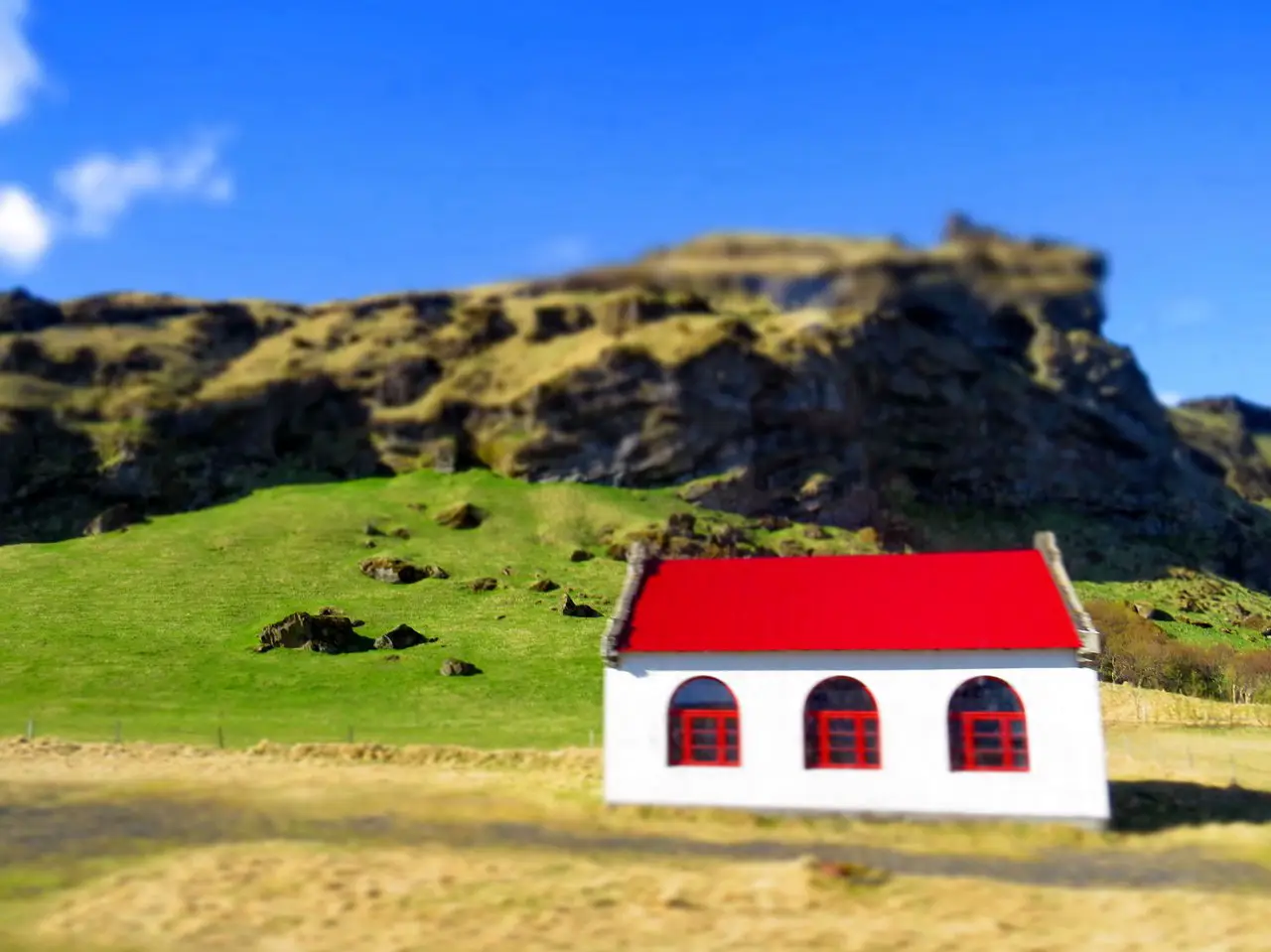Игрушечный tilt-shift из Исландии