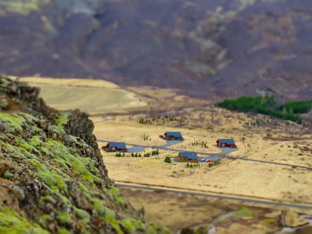 Игрушечный tilt-shift из Исландии