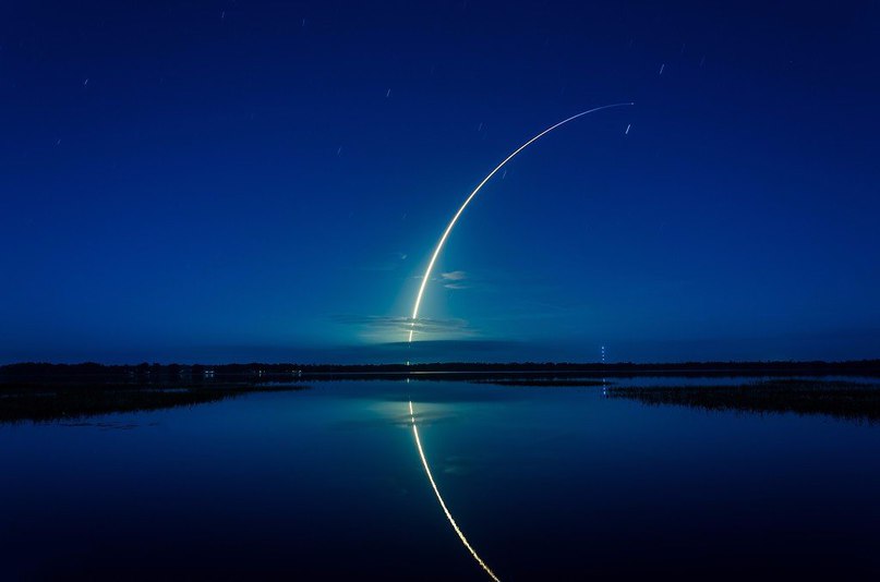 Falcon9 takes off from Cape Canaveral, Fla.