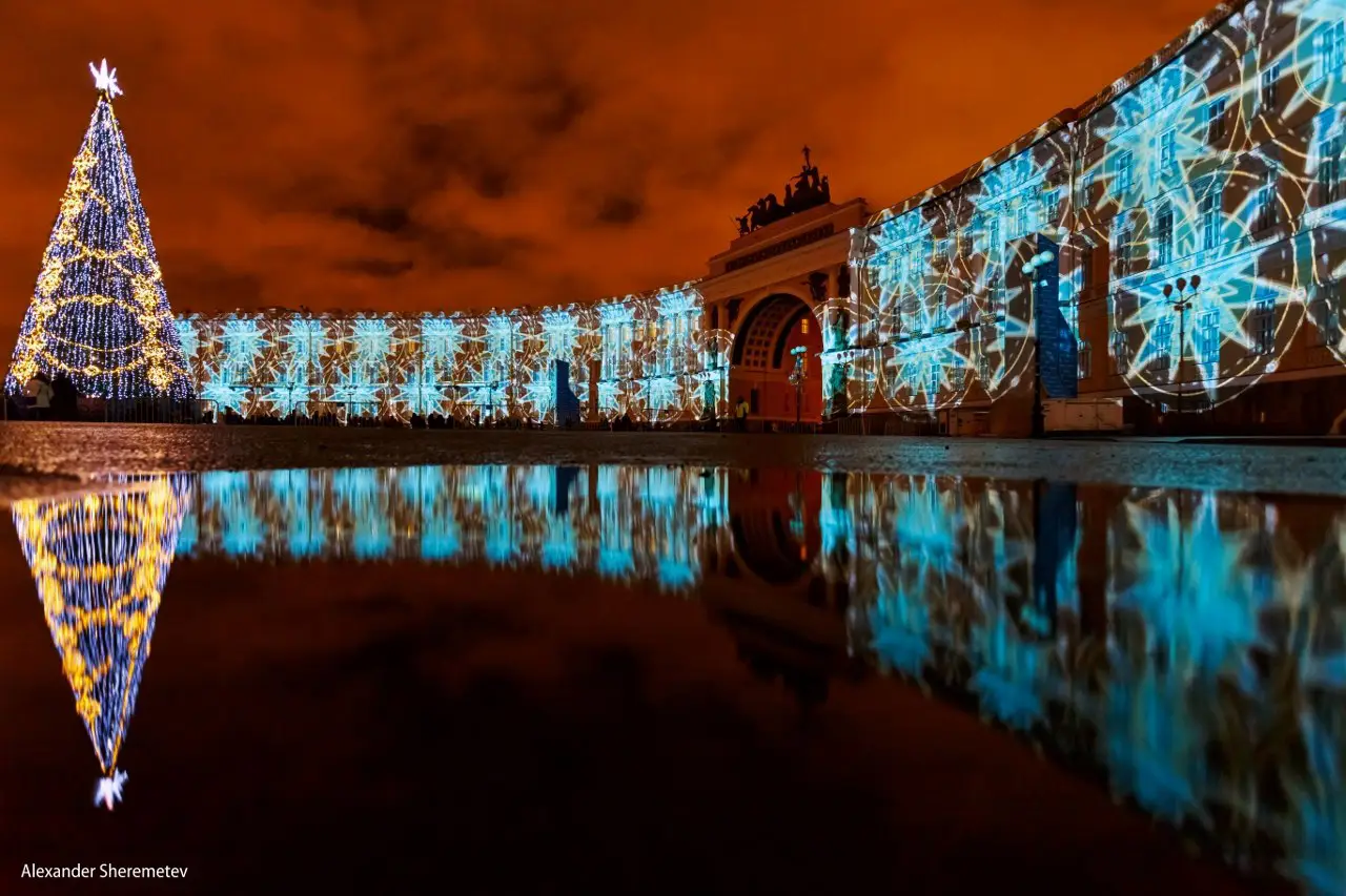 Новогодний Санкт-Петербург, Россия