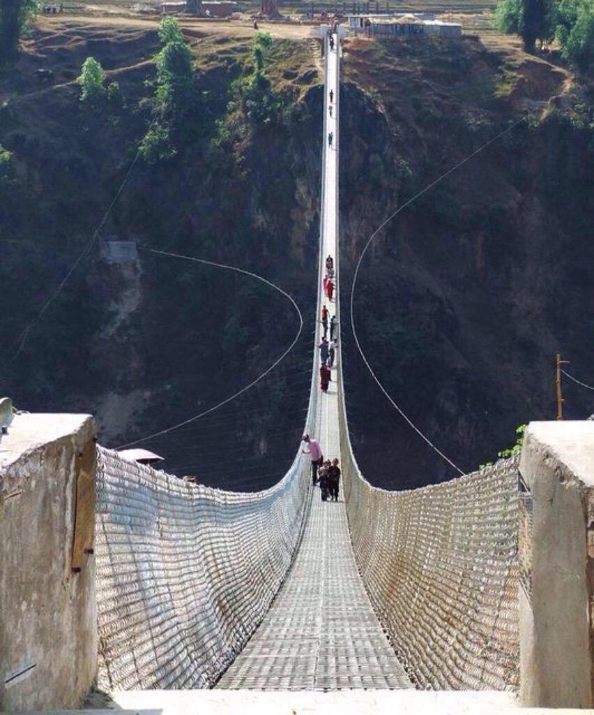 The bridge in Nepal
